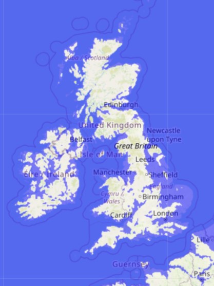 Sea level rises affecting the UK due to climate change